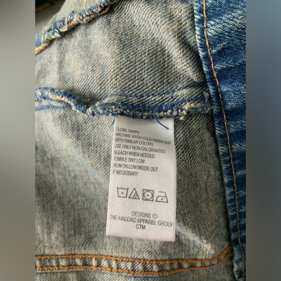 LEVI’S Trucker Denim Classic Snap Jacket Medium Wash Toddler Size 4T EUC - Picture 9 of 16